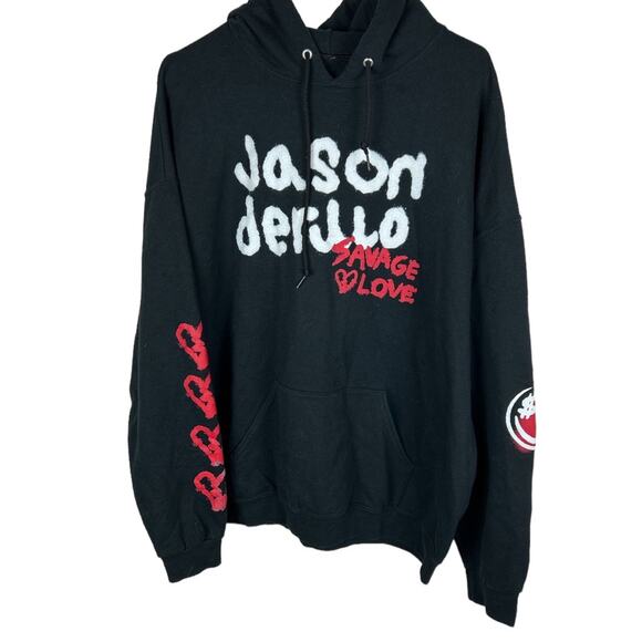 Jason Derulo Official Merch Savage Love Hoodie & Matching Jogger Pants XL Set - Picture 3 of 6